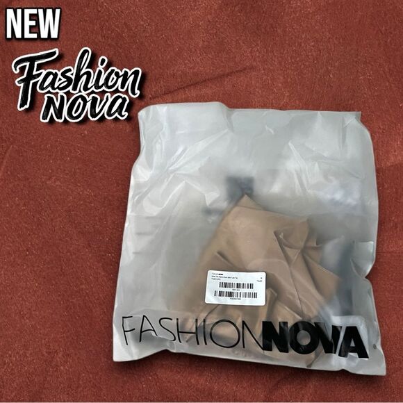 New Fashion nova When The Party's Over Satin Tube Top - Taupe - Medium - Picture 7 of 9
